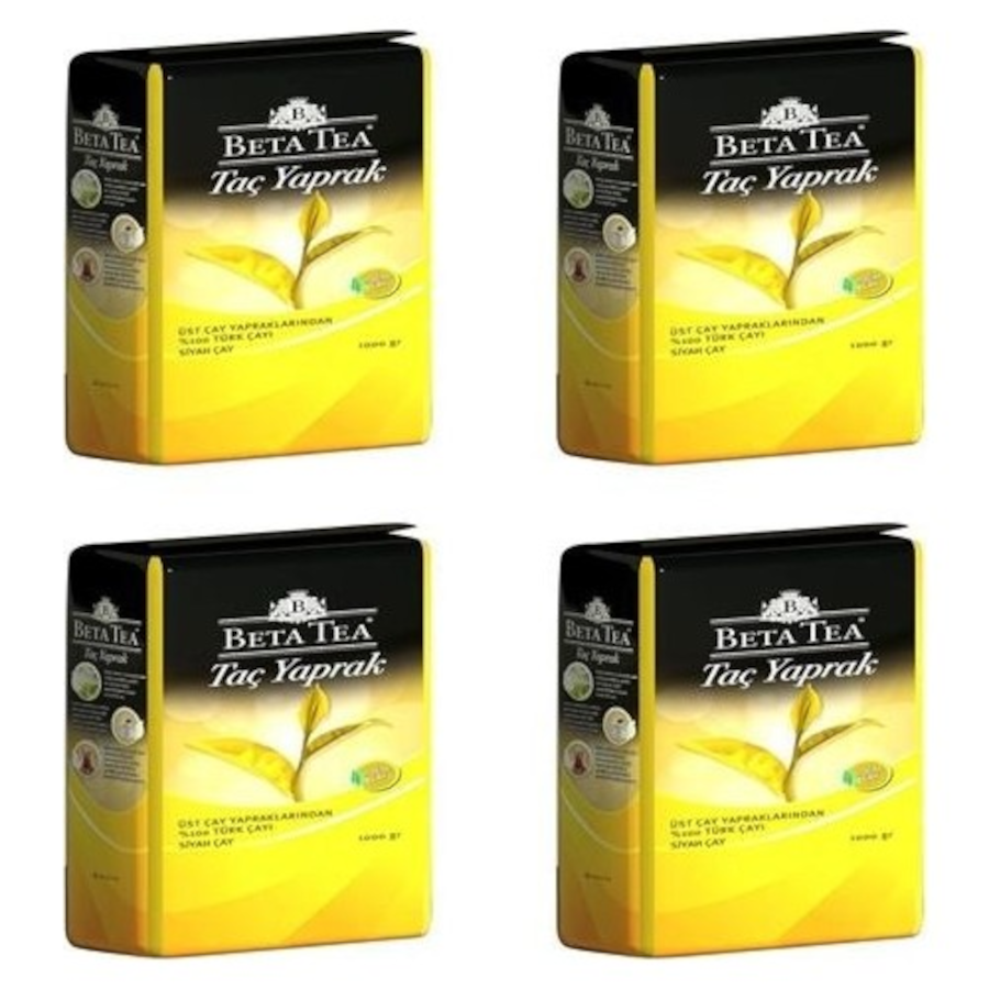 Beta Tea Taç Yaprak Çay 1 kg X 4