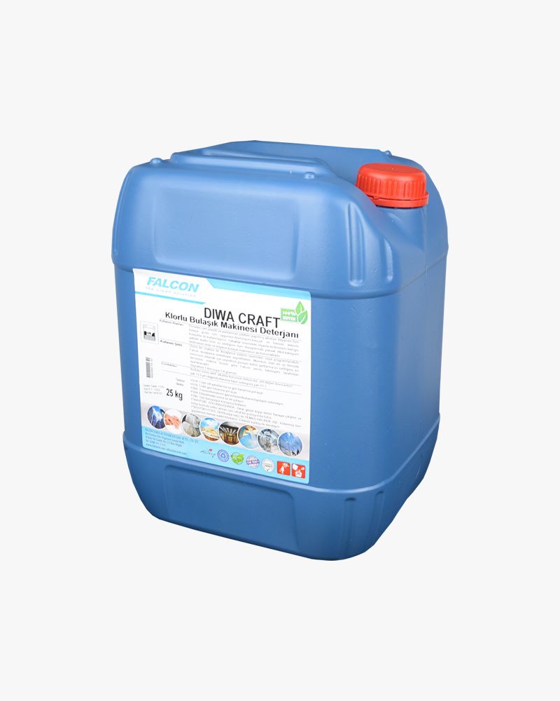 DIWA CRAFT KLORLU ENDÜSTRİYEL BULAŞIK MAKİNESİ DETERJANI 25 KG.