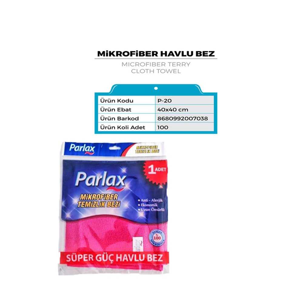 PAKET M.FİBER HAVLU BEZ 40X40 CM