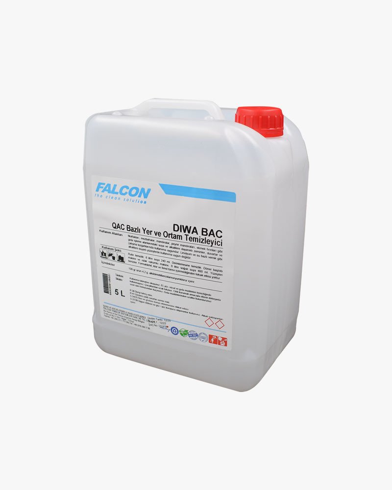 DİWA BAC QAC BAZLI  EKİPMAN VE YÜZEY TEMİZLEYİCİ 5 LT