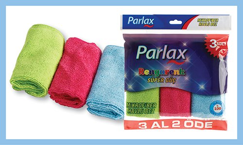 RENGARENK 3 LÜ M.FİBER HAVLU 30X35