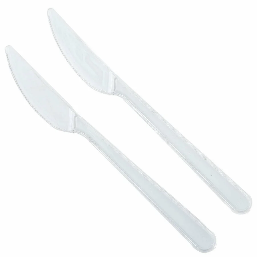 Lüks Bıçak Şeffaf 100 Lü Paket