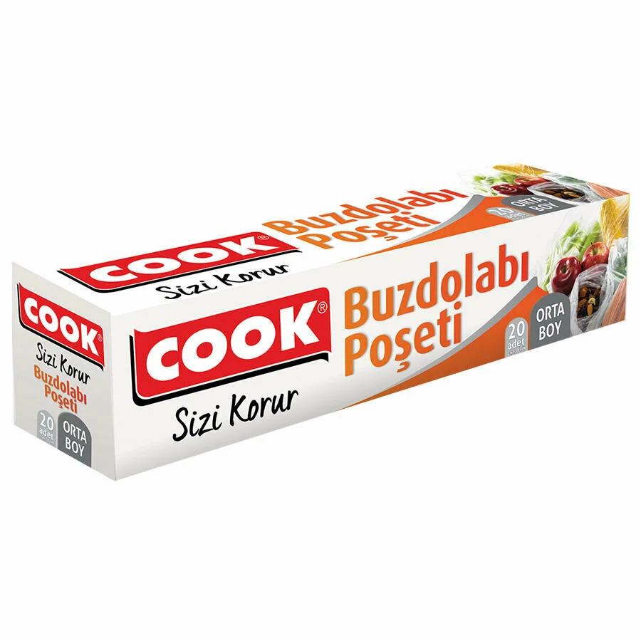 Cook Buzd. Poş.Orta Boy 24 x 38 cm 20'li Pak.