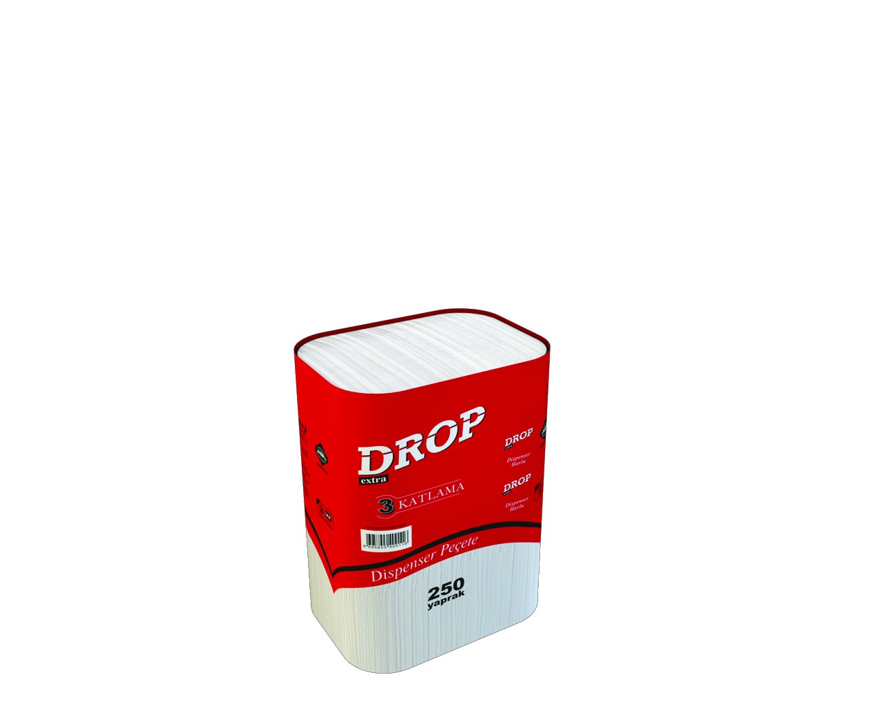 DROP 3 KAT-250 YAP. DİSP. PEÇETE-KOLİ 18 PKT