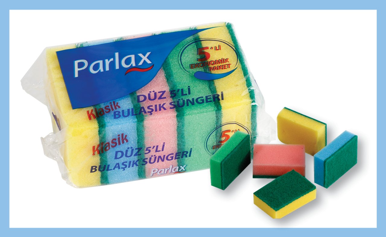 DÜZ 5 Lİ BULAŞIK SÜNGERİ