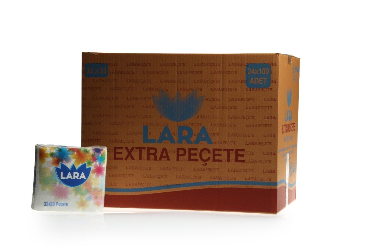 LARA 33*33 SERVİS PEÇETE -KOLİ İÇİ 24 PKT