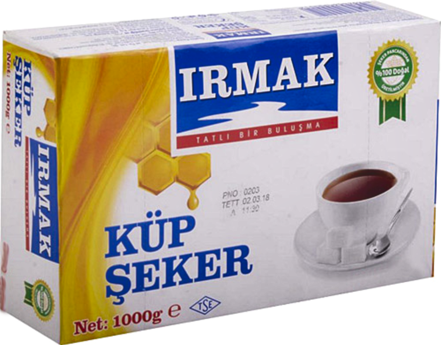 Irmak Küp Şeker 1 kg 405 li Paket