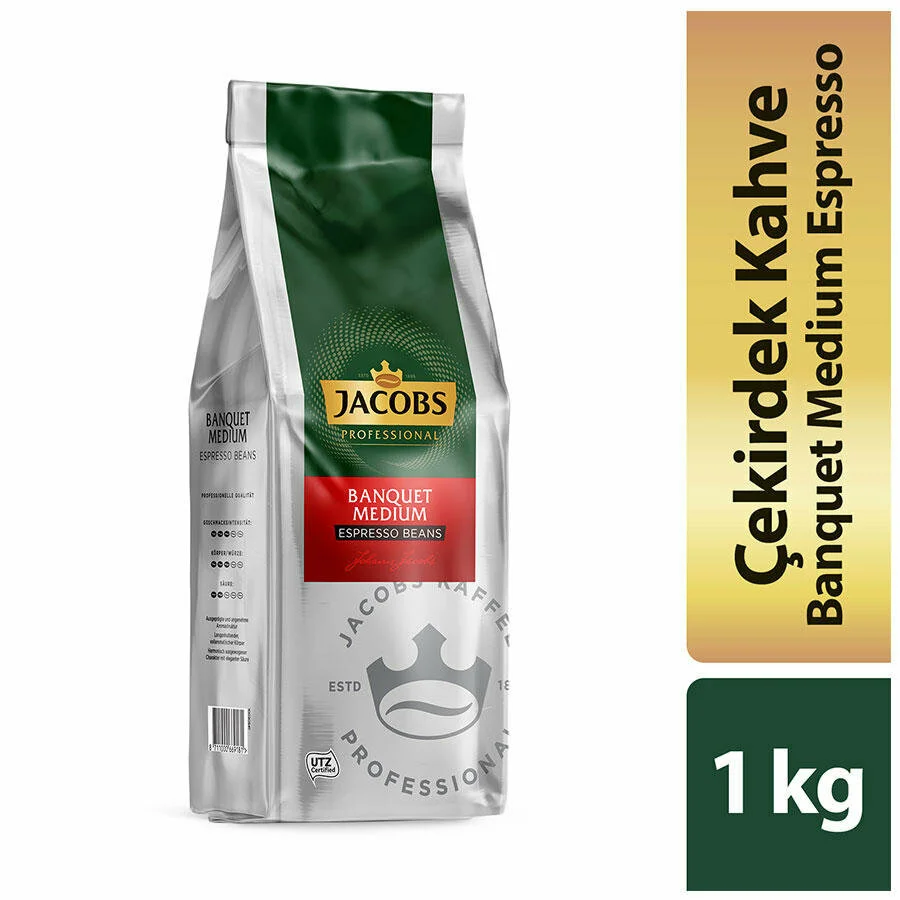 Jacobs Banquet Medium Çekirdek Kahve 1000 gr