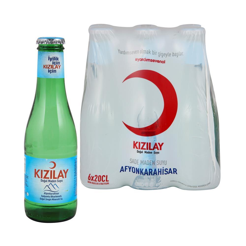 Kızılay Doğal Maden Suyu Afyonkarahisar 200 ml 6'lı Paket