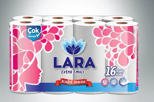 LARA EV TİPİ  RULO HAV.LU-KOLİ İÇİ 24 ADET