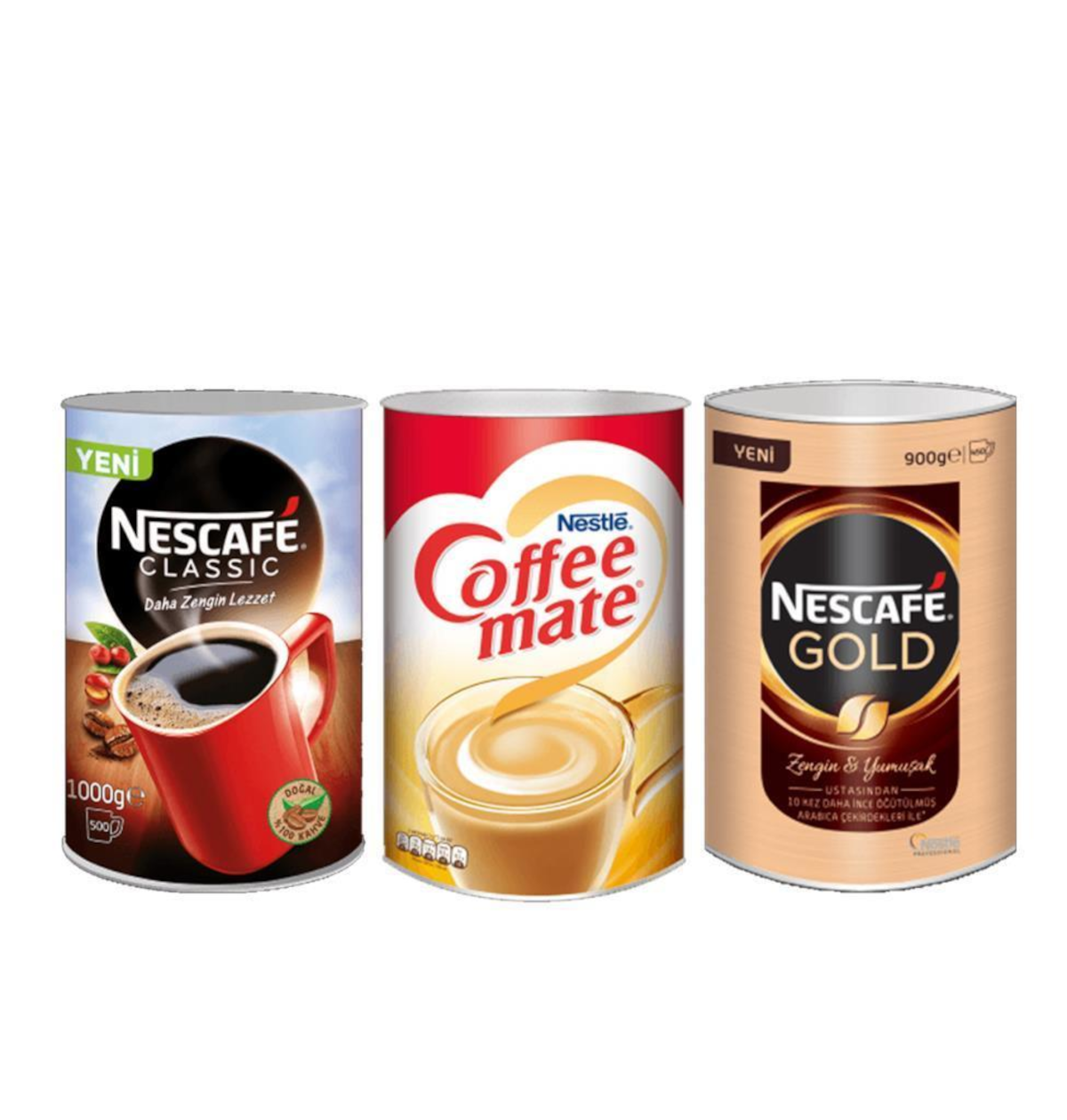 Nescafe Teneke Set (Gold+Coffee Mate+Classic)