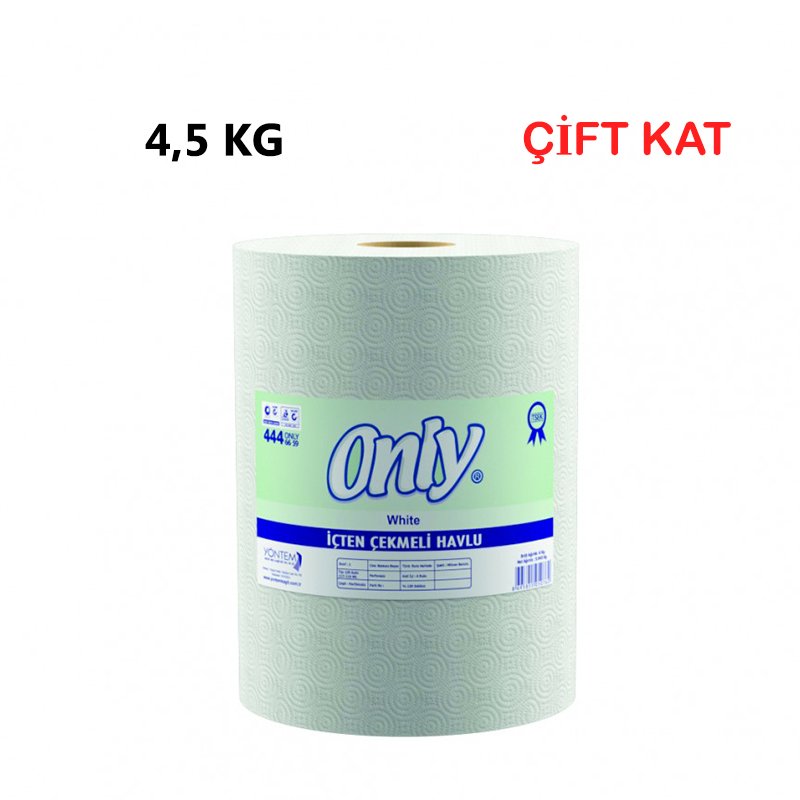 ONLY WHİTE İÇT.ÇEKMELİ HAVLU-KOLİ İÇİ 6 LI