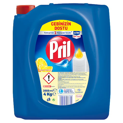 PRİL ELDE BULAŞIK DETERJANI 4 KG
