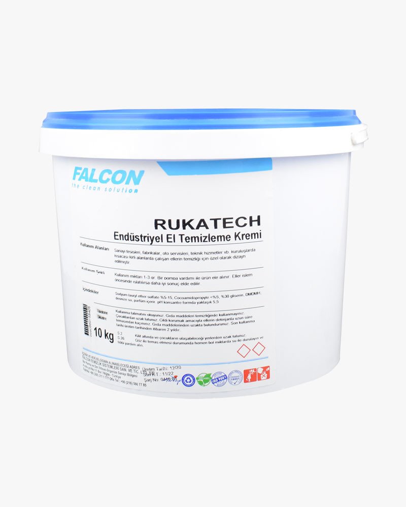 RUKATECH ENDÜSTRİYEL EL TEMİZLEME KREMİ 10 KG.