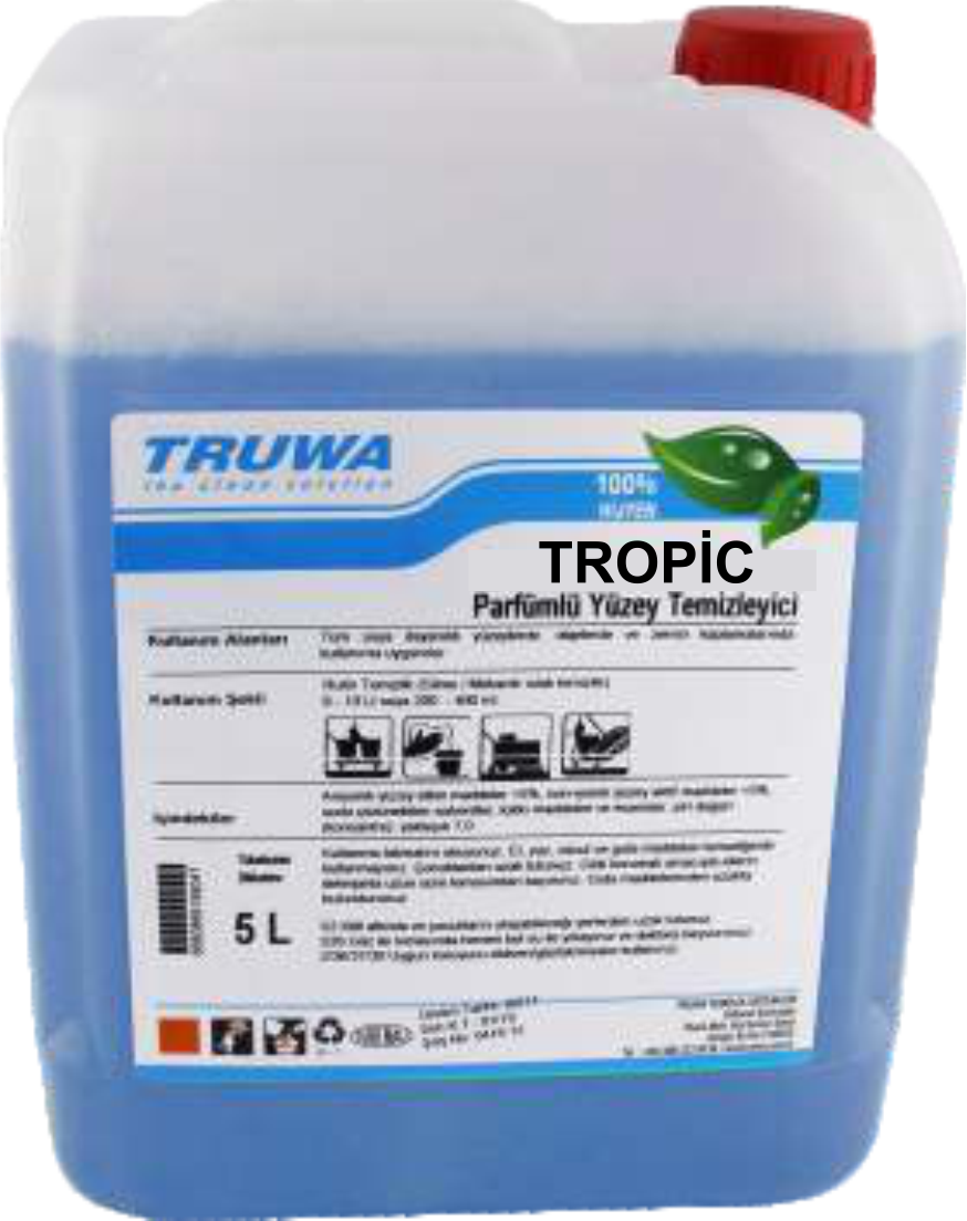 TRUWA TROPIC GENEL TEMİZLİK ÜRÜNÜ 5LT.